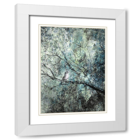 The Silence Of The Snow White Modern Wood Framed Art Print with Double Matting by Devos, Delphine