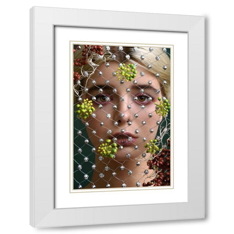 The Maid Of OrleiÂAns V White Modern Wood Framed Art Print with Double Matting by Naderi, Peyman
