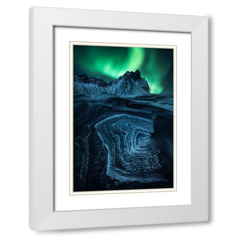Arctic Signs White Modern Wood Framed Art Print with Double Matting by Gastager, Daniel