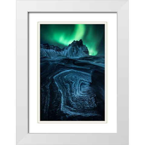 Arctic Signs White Modern Wood Framed Art Print with Double Matting by Gastager, Daniel