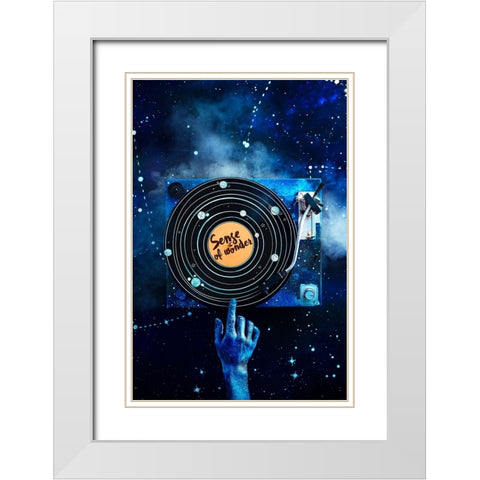 Wanderlust White Modern Wood Framed Art Print with Double Matting by Belenko, Dina