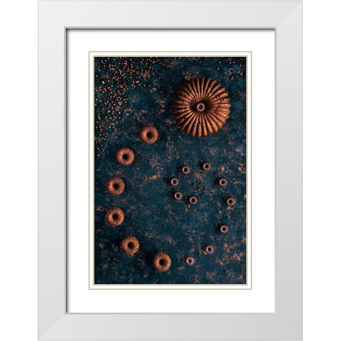 Chocolate Bundt Cake White Modern Wood Framed Art Print with Double Matting by VLAICU, Denisa