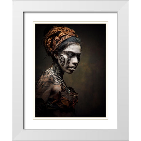 From Another Time White Modern Wood Framed Art Print with Double Matting by Siegart