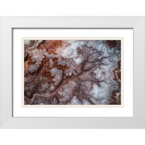Colors Of Utah White Modern Wood Framed Art Print with Double Matting by Macua, Gerald