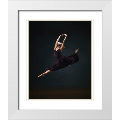 Solo During Quarantine White Modern Wood Framed Art Print with Double Matting by Li, Rob