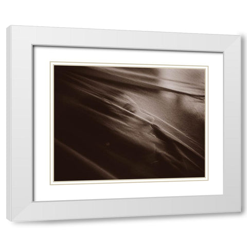 Lida White Modern Wood Framed Art Print with Double Matting by Shepelev, Yuri