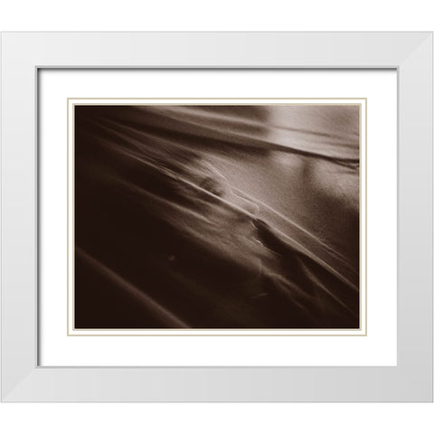 Lida White Modern Wood Framed Art Print with Double Matting by Shepelev, Yuri