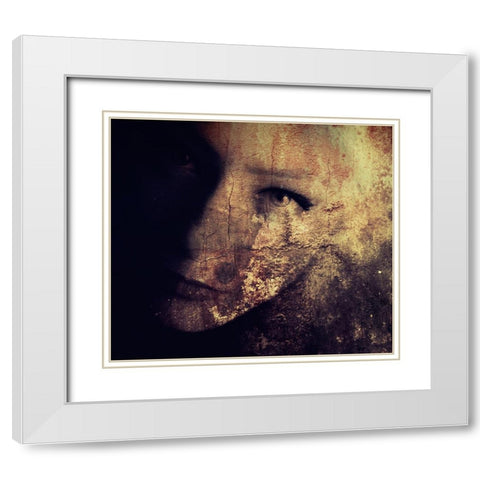Out Of Nowhere White Modern Wood Framed Art Print with Double Matting by Kovacevic, Mirjana
