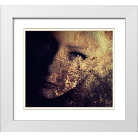 Out Of Nowhere White Modern Wood Framed Art Print with Double Matting by Kovacevic, Mirjana