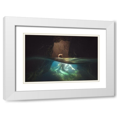 Atlantis Fairy Tale (Part 4) White Modern Wood Framed Art Print with Double Matting by Lazzarotti, Paolo