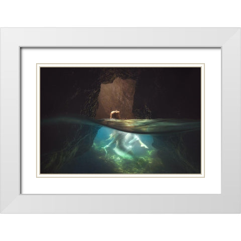 Atlantis Fairy Tale (Part 4) White Modern Wood Framed Art Print with Double Matting by Lazzarotti, Paolo