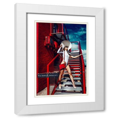 Rednwhite White Modern Wood Framed Art Print with Double Matting by Bolgov, Ruslan