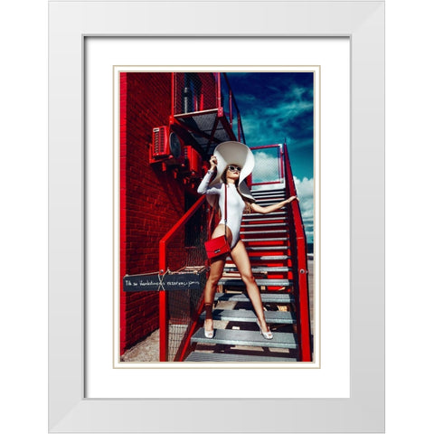 Rednwhite White Modern Wood Framed Art Print with Double Matting by Bolgov, Ruslan
