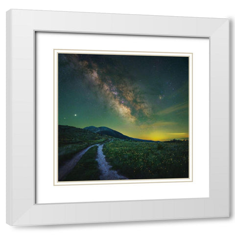 Keep Dreaming White Modern Wood Framed Art Print with Double Matting by Ivanov Yordanov, Hristo