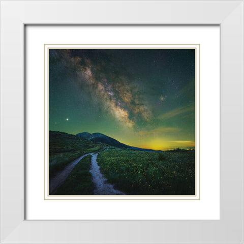 Keep Dreaming White Modern Wood Framed Art Print with Double Matting by Ivanov Yordanov, Hristo