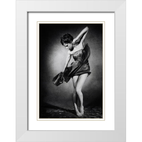 My Prerogative...Ii White Modern Wood Framed Art Print with Double Matting by miriana