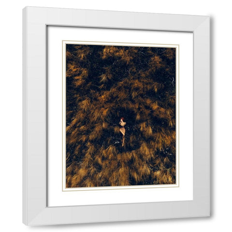 Supernova White Modern Wood Framed Art Print with Double Matting by Bolgov (Axe), Ruslan