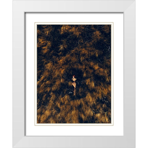 Supernova White Modern Wood Framed Art Print with Double Matting by Bolgov (Axe), Ruslan