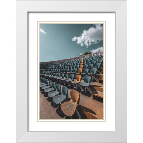 DonT Be Alone White Modern Wood Framed Art Print with Double Matting by hishamtwhed
