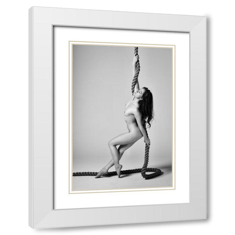 Lily Rae, Melbourne 2020 White Modern Wood Framed Art Print with Double Matting by Fritz, Ray