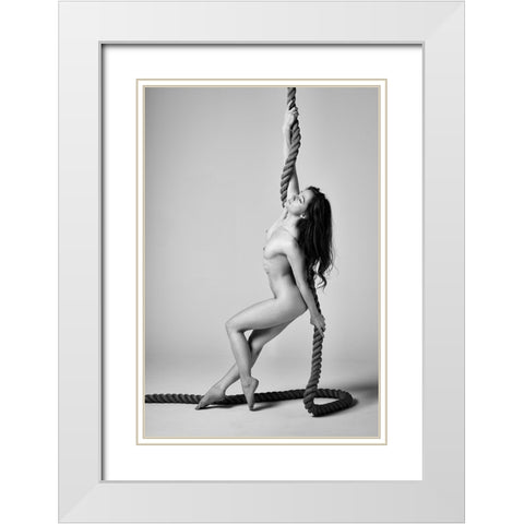 Lily Rae, Melbourne 2020 White Modern Wood Framed Art Print with Double Matting by Fritz, Ray