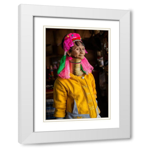 My Pride White Modern Wood Framed Art Print with Double Matting by Suharini, Mieke