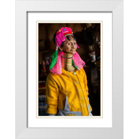 My Pride White Modern Wood Framed Art Print with Double Matting by Suharini, Mieke
