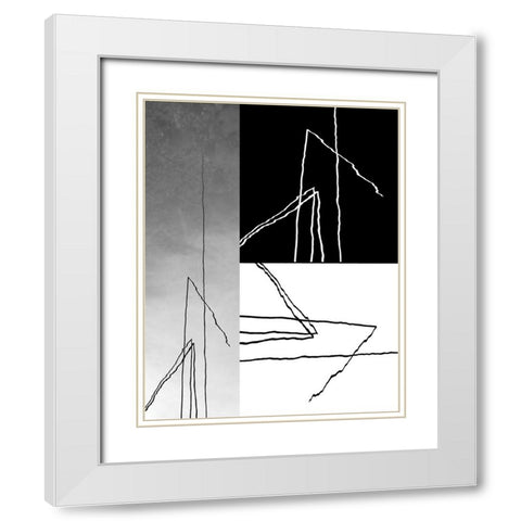 untitled White Modern Wood Framed Art Print with Double Matting by Lieb, Dorothee