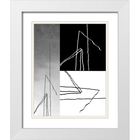untitled White Modern Wood Framed Art Print with Double Matting by Lieb, Dorothee