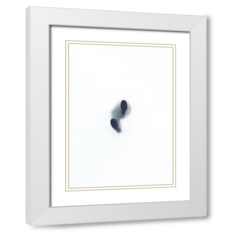 From below White Modern Wood Framed Art Print with Double Matting by Cederberg, Marcus