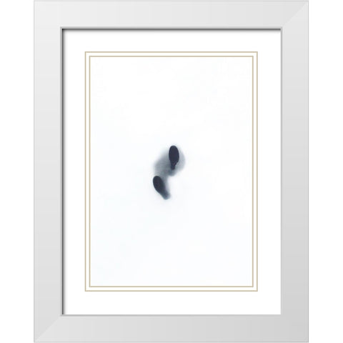 From below White Modern Wood Framed Art Print with Double Matting by Cederberg, Marcus