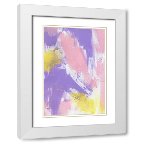 Color Bomb White Modern Wood Framed Art Print with Double Matting by Uplusmestudio
