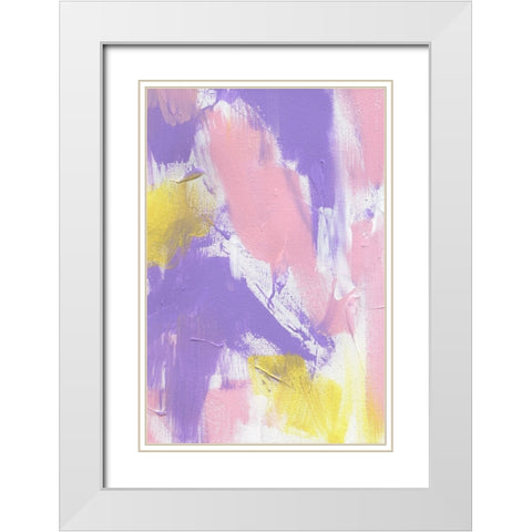 Color Bomb White Modern Wood Framed Art Print with Double Matting by Uplusmestudio