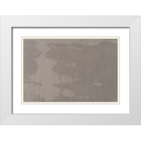 Texture 52 White Modern Wood Framed Art Print with Double Matting by 1x Studio III