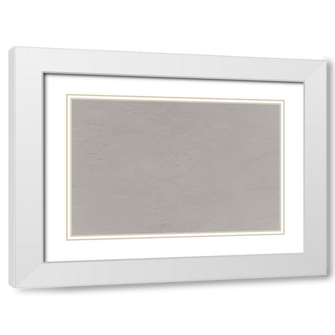 Texture 57 White Modern Wood Framed Art Print with Double Matting by 1x Studio III