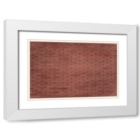 Texture 58 White Modern Wood Framed Art Print with Double Matting by 1x Studio III