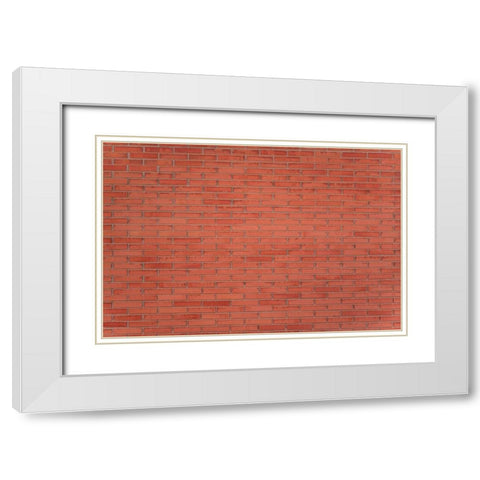 Texture 59 White Modern Wood Framed Art Print with Double Matting by 1x Studio III