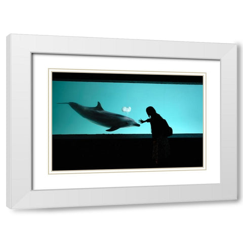 I Understand My FeelingsaÂC White Modern Wood Framed Art Print with Double Matting by Sangan, Kurosaki
