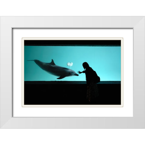 I Understand My FeelingsaÂC White Modern Wood Framed Art Print with Double Matting by Sangan, Kurosaki