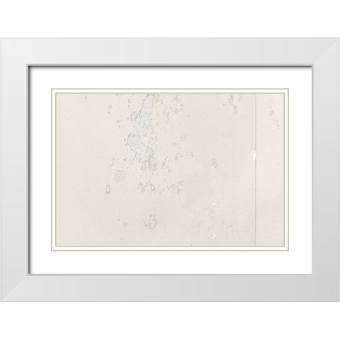 Texture 64 White Modern Wood Framed Art Print with Double Matting by 1x Studio III