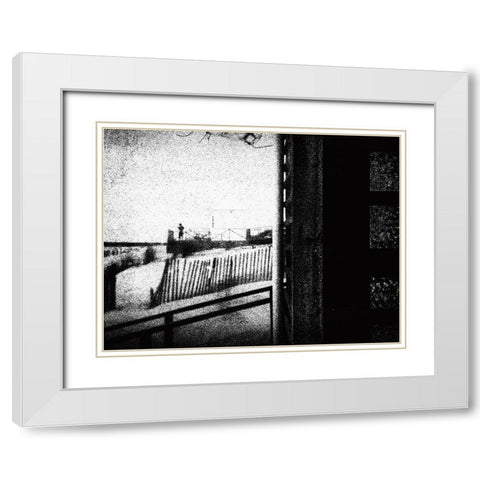 No Tomorrow White Modern Wood Framed Art Print with Double Matting by Correia, Rui