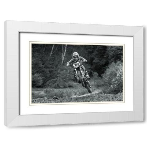 19 White Modern Wood Framed Art Print with Double Matting by Stepanov, Dmitry