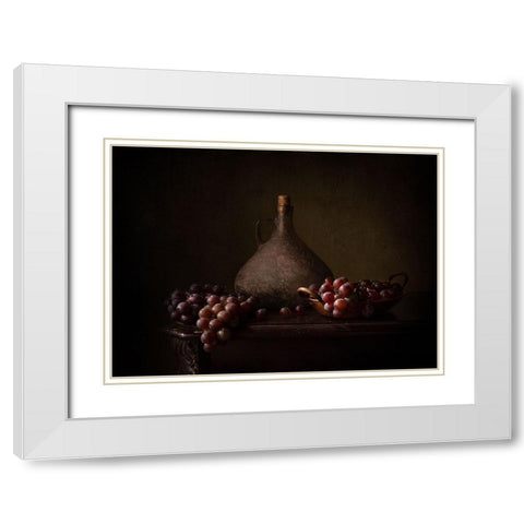Somewhere In Time White Modern Wood Framed Art Print with Double Matting by Perfoncio, Margareth