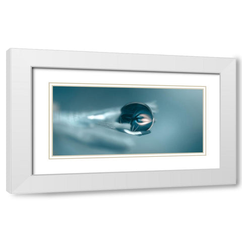 SKY White Modern Wood Framed Art Print with Double Matting by Sherin.Abdou