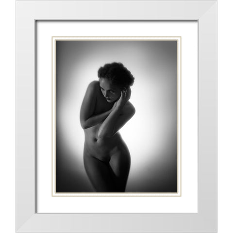 Highlighted White Modern Wood Framed Art Print with Double Matting by Brackstone, Mel