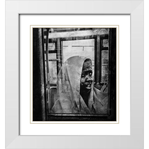 An Ordinary Woman White Modern Wood Framed Art Print with Double Matting by Fabrowski, Robert