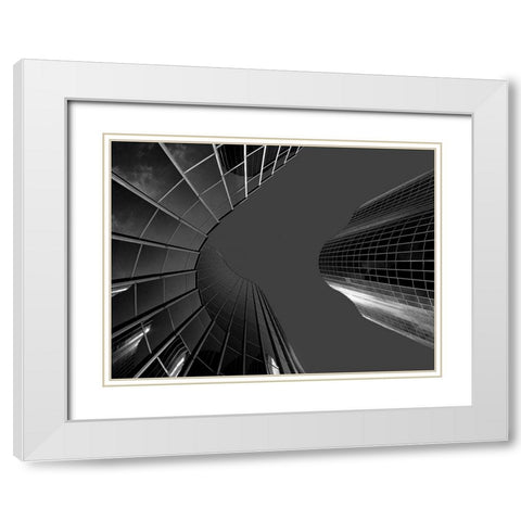 You A I We White Modern Wood Framed Art Print with Double Matting by Cedron, Mabel