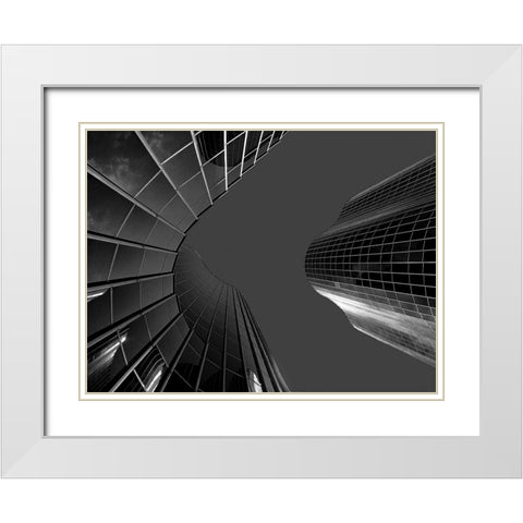 You A I We White Modern Wood Framed Art Print with Double Matting by Cedron, Mabel