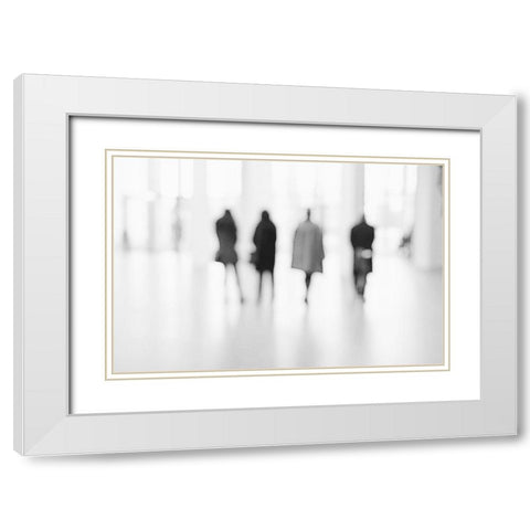 In The Gallery White Modern Wood Framed Art Print with Double Matting by Schleicher-Schwarz, Roswitha