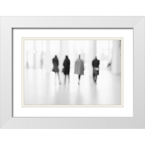In The Gallery White Modern Wood Framed Art Print with Double Matting by Schleicher-Schwarz, Roswitha